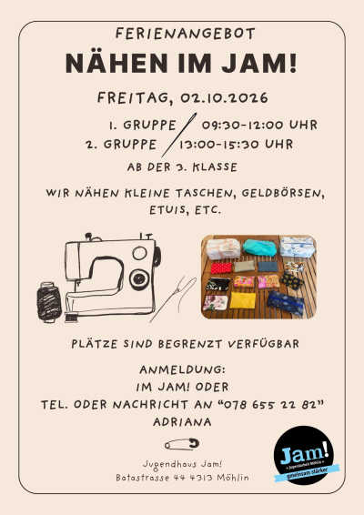 Nähen im Jam! Nähen im Jam!