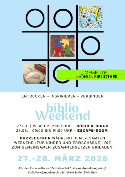 Biblioweekend - Wir spielen! - Escape-Room
