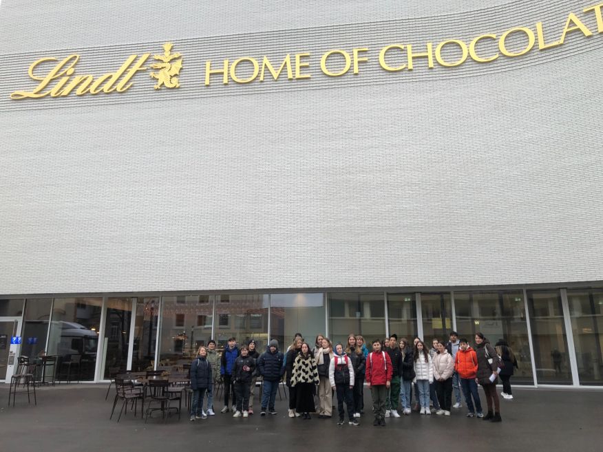 Bei der Schokoladenfabrik Lindt